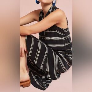 Anthropologie Striped Midi Dress